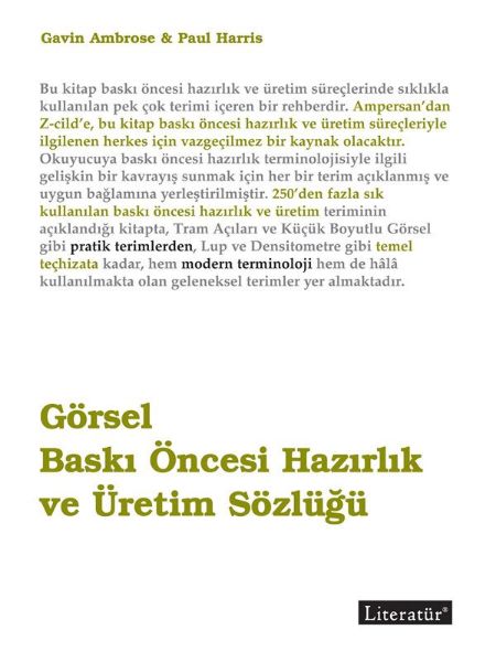 Görsel Baskı Öncesi Hazırlık ve Üretim Sözlüğü resmi
